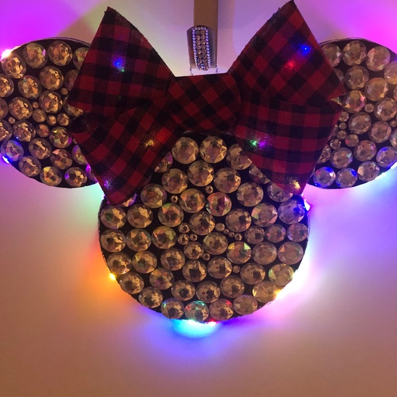 Disney Mickey Minnie light up Christmas wreath - Picture 4 of 6